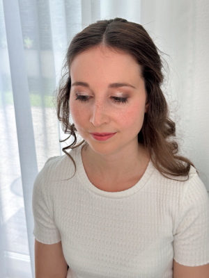 Brautstyling Stuttgart natürliches Braut Make-up